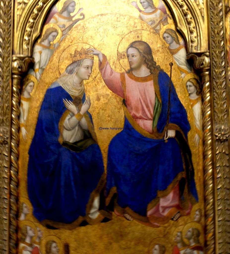 Mary's coronation as Queen of Heaven. 1444