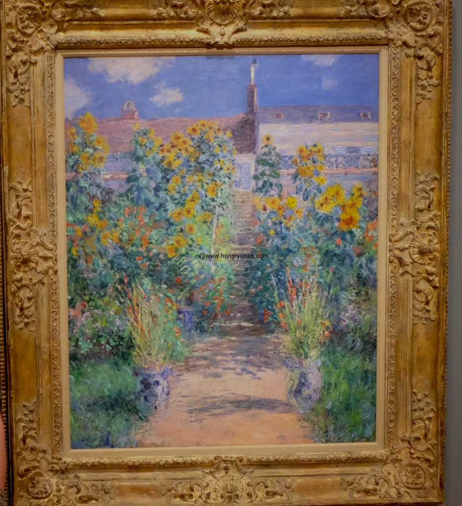 Claude Monet. The Artist's Garden at Vetheuil. 1881.