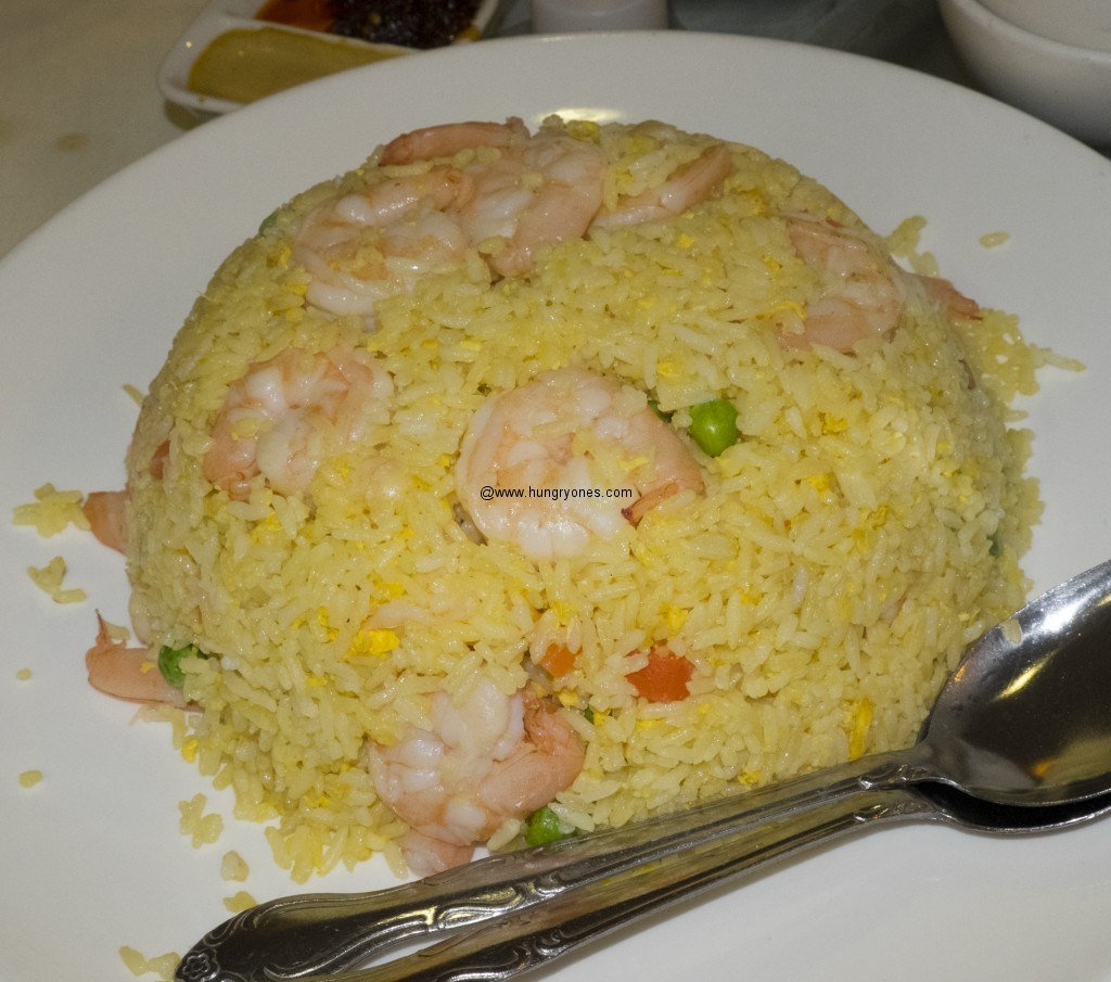 Seafood fried rice.