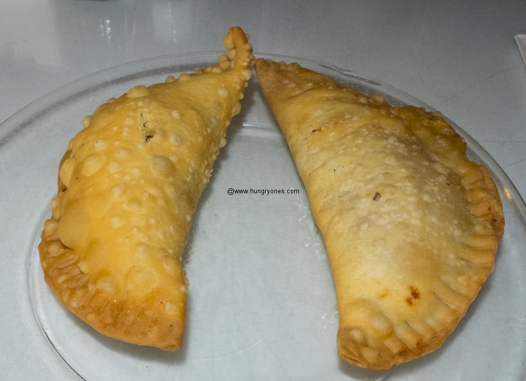 Beef & chicken empanadas.